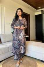 Americanchoice Black Cotton Printed Kurta & Pant Set - Image 4