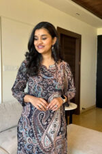 Americanchoice Black Cotton Printed Kurta & Pant Set - Image 3