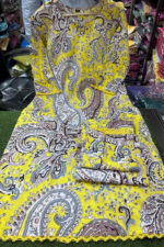 Americanchoice Yellow Cotton Printed Kurta & Pant Set - Image 5