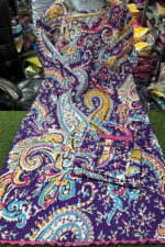 Americanchoice Purple Cotton Printed Kurta & Pant Set - Image 4