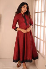 Americanchoice South Cotton Anarkali Kurta & Pant Set - Image 2
