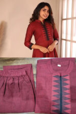 Americanchoice South Cotton Anarkali Kurta & Pant Set - Image 6