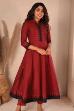 Americanchoice South Cotton Anarkali Kurta & Pant Set - Image 4