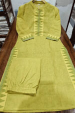 Americanchoice Green South Cotton Kurta & Pant Set - Image 4