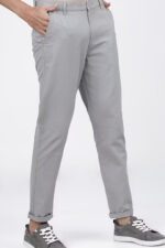 Americanchoice Combo Set of Men's Grey & Black Cotton Chinos Trouser - Image 4