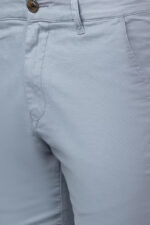 Americanchoice Combo Set of Men's Bluish Grey & Black Cotton Chinos Trouser - Image 3
