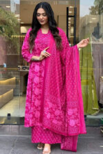 Americanchoice Pink Digital Print Rayon Kurta Set - Image 6