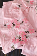 Americanchoice Cotton Embroidered Kurta With Pant & Dupatta With Embroidery Lace - Image 4