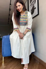 Americanchoice Cotton Embroidered Kurta & Pant Set - Image 3