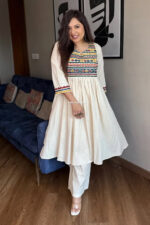 Americanchoice Cotton Embroidered Kurta & Pant Set - Image 5