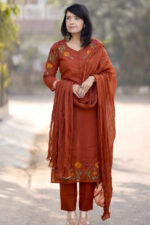 Pure Cotton Embroidery Suit Set from the Heart of Jaipur - Image 6