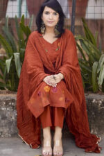 Pure Cotton Embroidery Suit Set from the Heart of Jaipur - Image 4