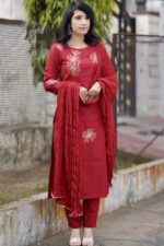 Pure Cotton Embroidery Suit Set from the Heart of Jaipur