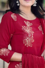 Pure Cotton Embroidery Suit Set from the Heart of Jaipur - Image 5