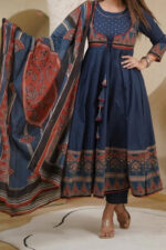 Americanchoice Lightens The Soul Cotton Kurti Set