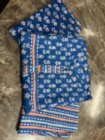 New Trend Cotton Suit set in Printed Kurti Pant with Dupatta - Image 7