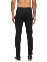 Men's Blend-Lycra Solid Jogger Pants Combo Pack Of 2 (Black & Beige) - Image 3