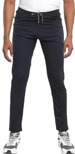 Men's Blend-Lycra Solid Jogger Pants Combo Pack Of 2 (Black & Dark Grey) - Image 4