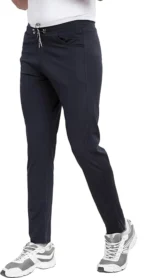 Men's Blend-Lycra Solid Jogger Pants Combo Pack Of 2 (Black & Dark Grey) - Image 5