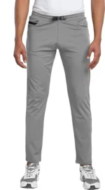 Men's Blend-Lycra Solid Jogger Pants Combo Pack Of 2 (Black & Grey) - Image 5