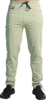 Men's Blend-Lycra Solid Jogger Pants Combo Pack Of 2 (Black & Light Pista) - Image 3