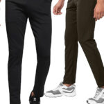 Men's Blend-Lycra Solid Jogger Pants Combo Pack Of 2 (Black & Olive)