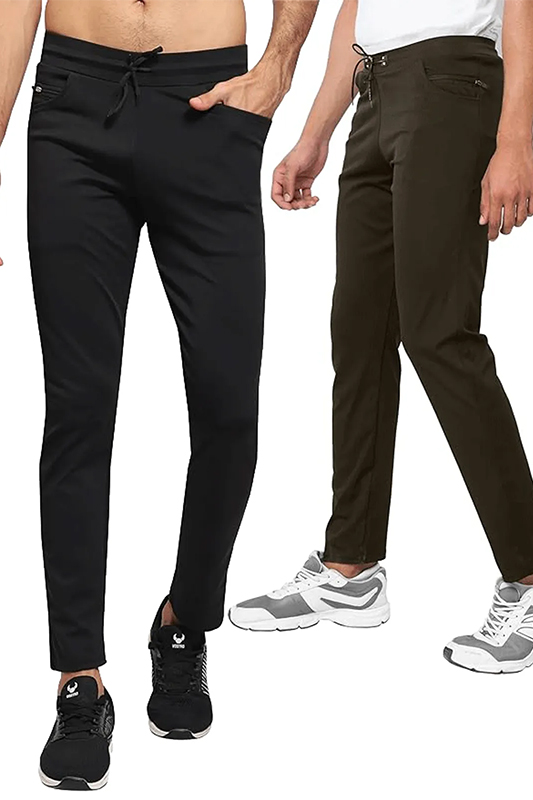 Men_s_Blend_Lycra_Solid_Jogger_Pants_Combo_Pack_Of_2__Black___Olive__VXZ31N72GN_2026-02-13_1 Men's Blend-Lycra Solid Jogger Pants Combo Pack Of 2 (Black & Olive) - Image 1